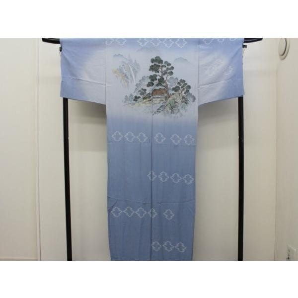 〔楽布特選〕99920 owｔ 正絹絞り襦袢 男物 未仕立て