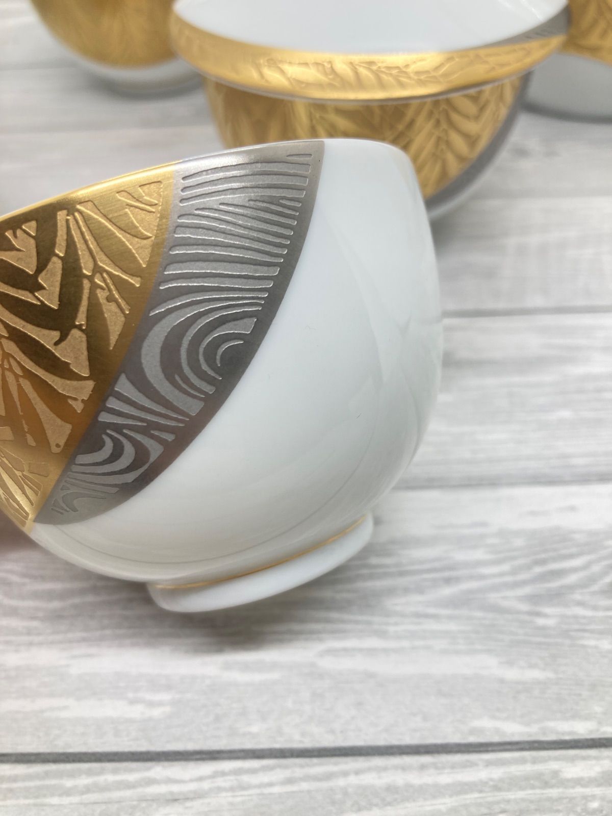 新品】ノリタケ 金閣銀閣 茶器揃 乃りたけ 和食器 ダイヤモンド 