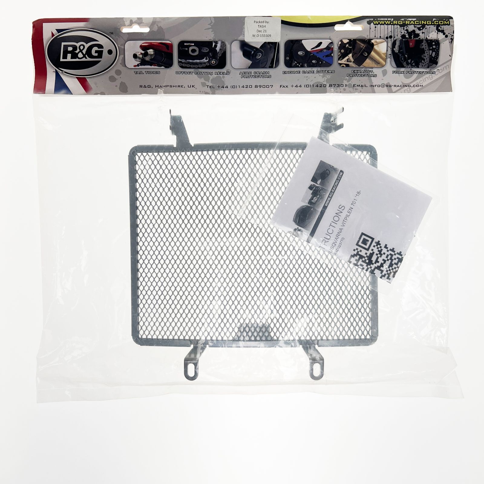 未開封 R-G アールアンドジー ラジエターガード チタンカラー Vitpilen701 バイク RG-RAD0237TI RGRAD0237TI