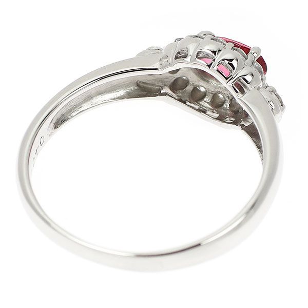 Pt900 JEWEL ADAMAS ピンクトルマリン 3.50ct ダイヤモンド 0.38