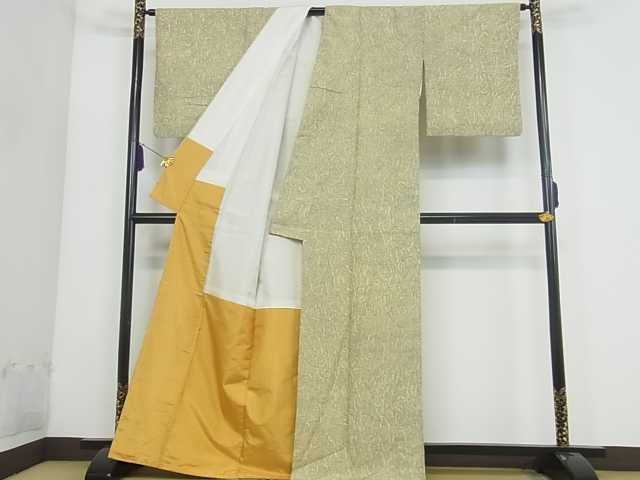 平和屋着物□上質な紬 枝花文 逸品 ma2414