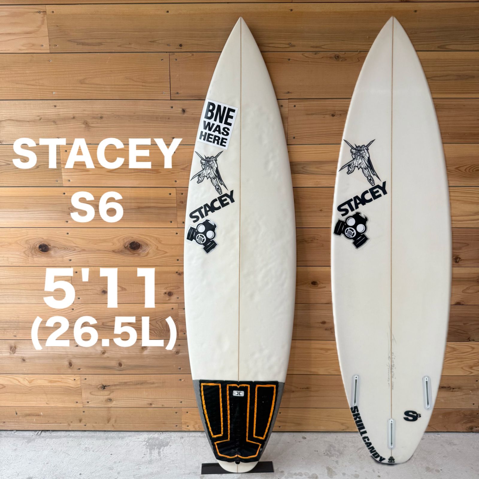 STACEY ステイシー S6 5 11 26.5L ハイパフォーマンスボード サーフボード サーフィン