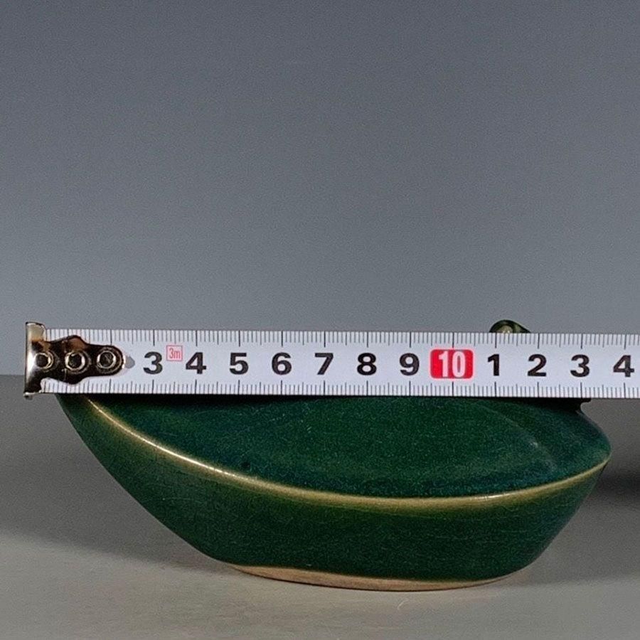 青磁  水滴 インクカートリッジ  書道具 文房具 現代工芸品 美術品 置物 青磁 水滴 インクカートリッジ 書道具 文房具 現代工芸品 美術品
