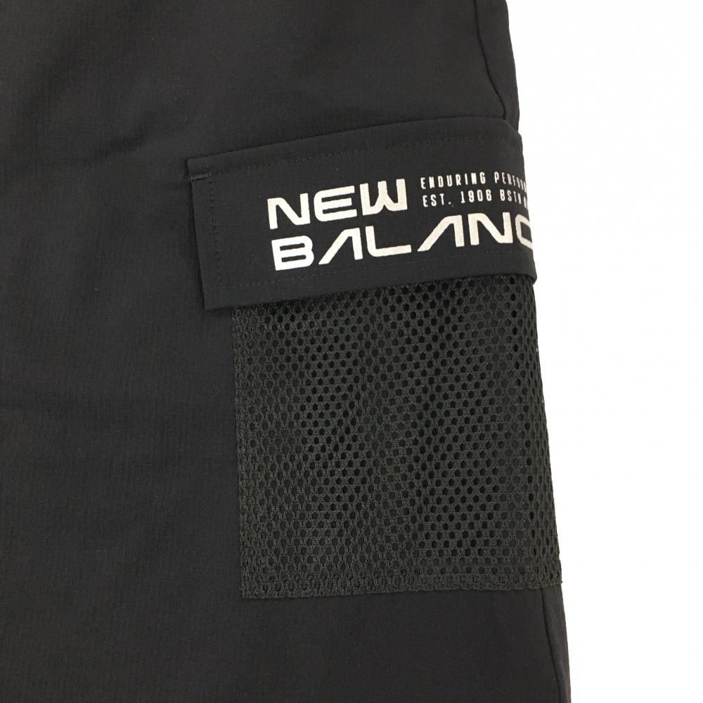 ニューバランス　レディースゴルフウェア　黒　サイズ1 新品未使用品 超美品】ニューバランスゴルフ スカート 黒 格子織生地 メッシュ