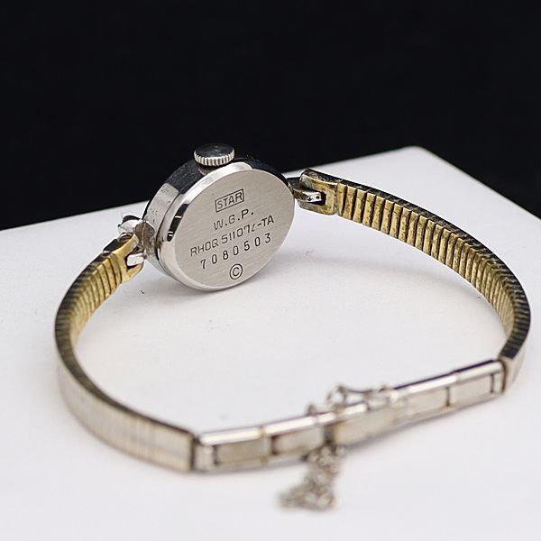 シチズン 手巻き 511074-TA Rhone カットガラス シルバー文字盤