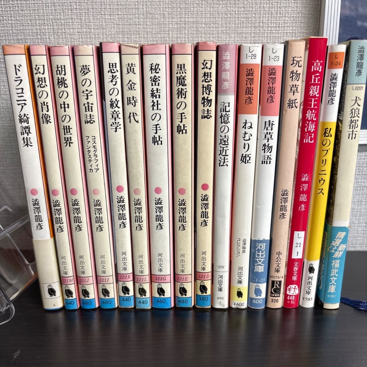 中古 澁澤龍彦翻訳全集16冊揃い 月報、帯付 送料無料 澁澤龍彦 文庫
