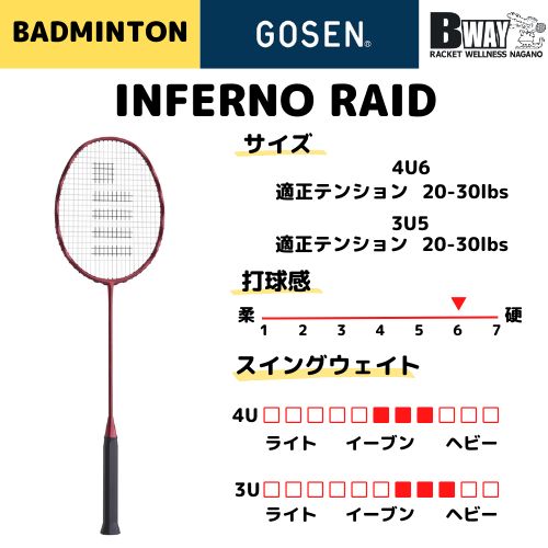 GOSEN インフェルノレイド（INFERNO RAID) BRIFRD - メルカリ