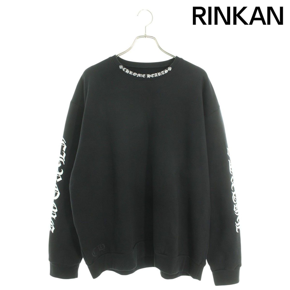 クロムハーツ SWTSHRT PLVR ネックロゴプリントスウェット メンズ XL 
