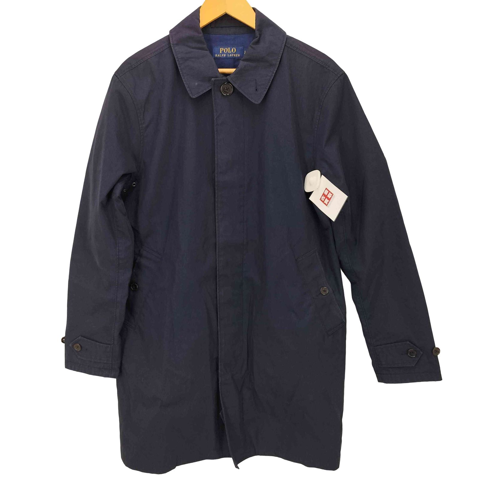 ポロラルフローレン POLO RALPH LAUREN コットン ナイロン ステン コート メンズ import S