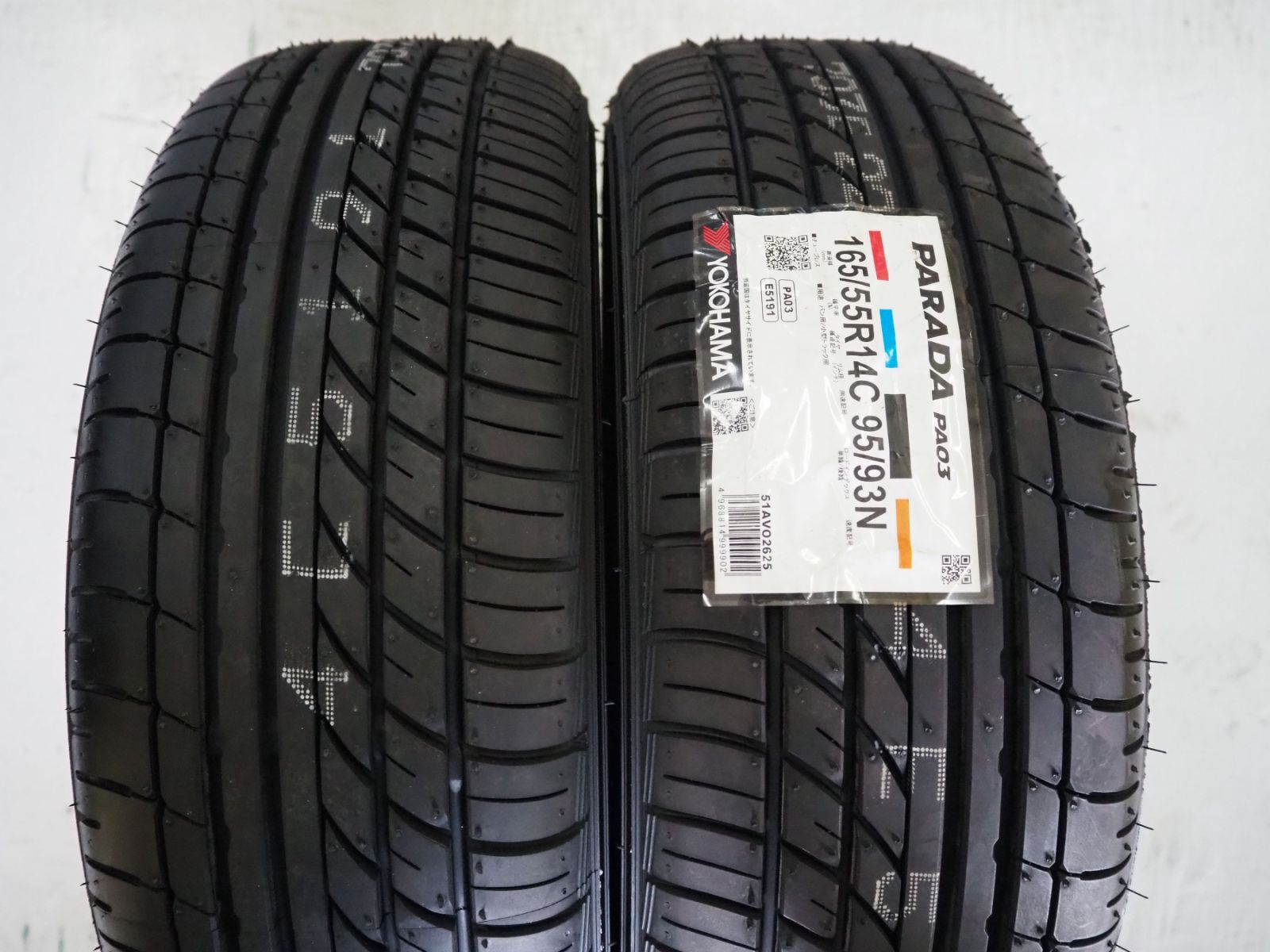CRAG CKV 14inch 4.5J 4H100+45 ヨコハマ パラダ PA03 165/55R14 95
