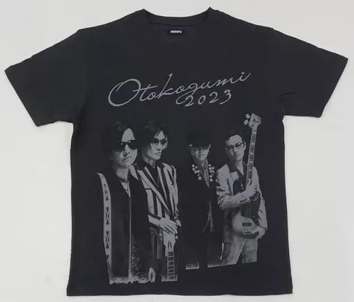 高速 割引 2025 西日本 中古】Tシャツ L ブラック フォトTシャツ～Ver2～ 男闘呼組 ミュージシャン