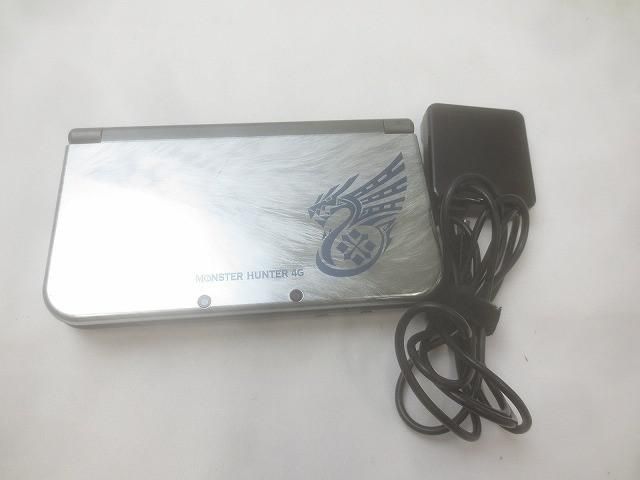 品 ゲーム ニンテンドー3DS LL 本体 RED-001 モンスターハンター4G スペシャルパック 動作品 充電器付き