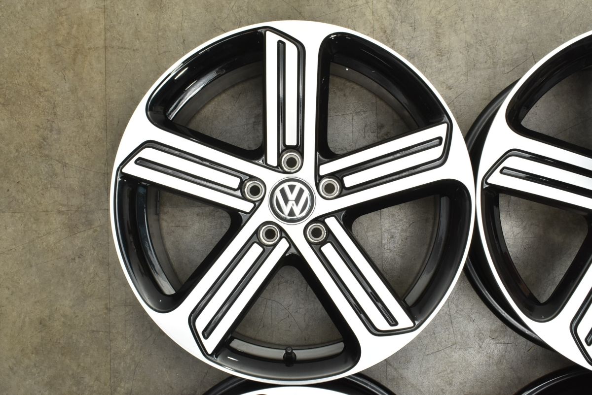 新車外し品】フォルクスワーゲン ゴルフ7 R 純正 18in 7.5J +49