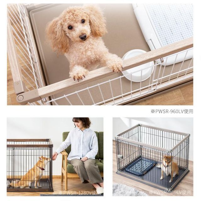 中型犬 木目調