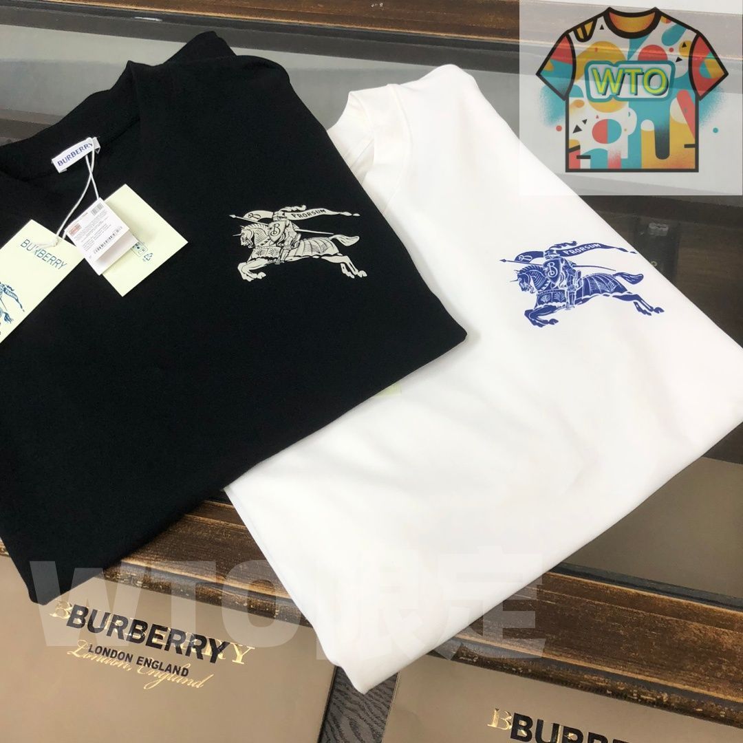 本日限定特価】BURBERRY 春夏 ロゴプリントTシャツ [本日特価