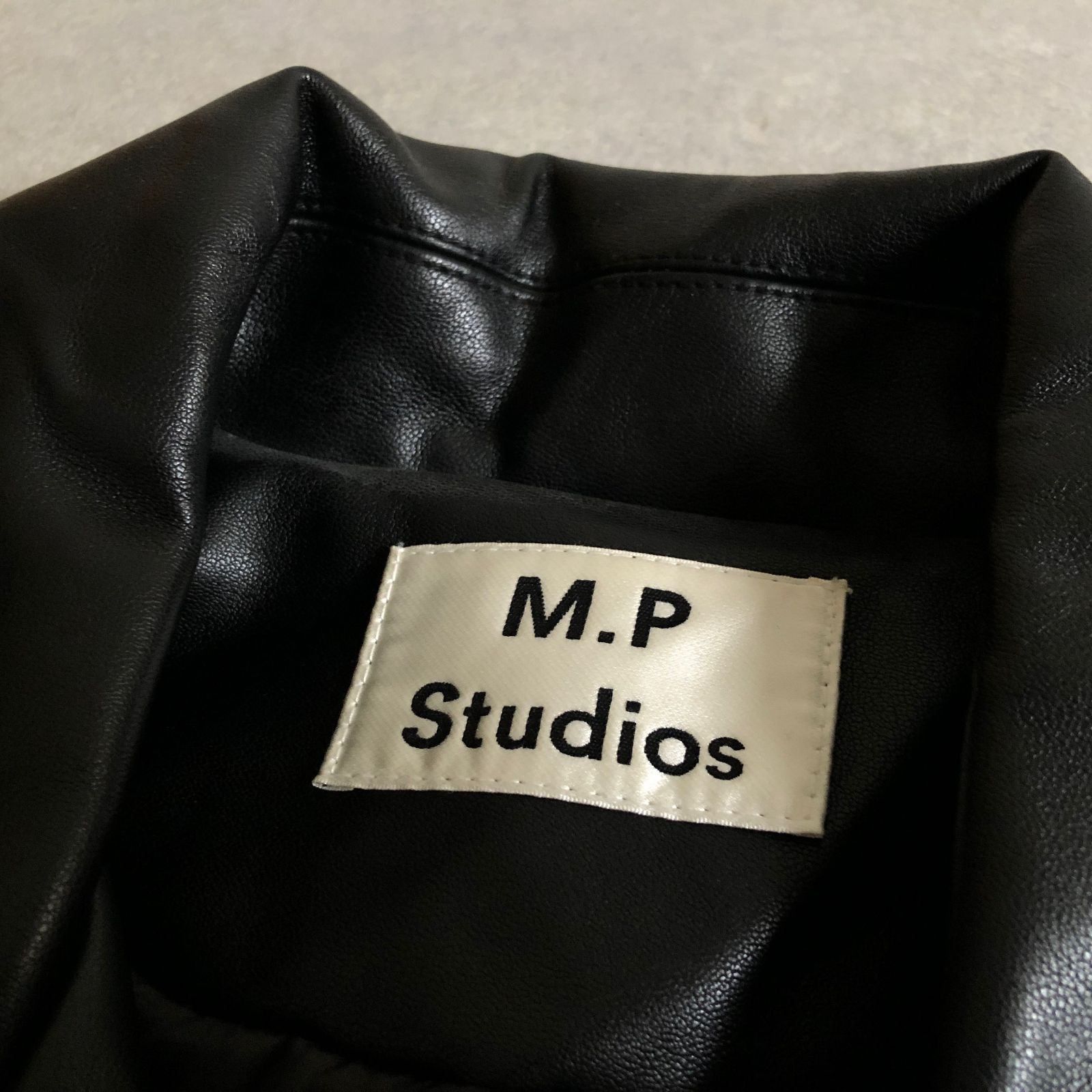 美品 M.P Studios オーバーサイズ ライダース ジャケット MP  