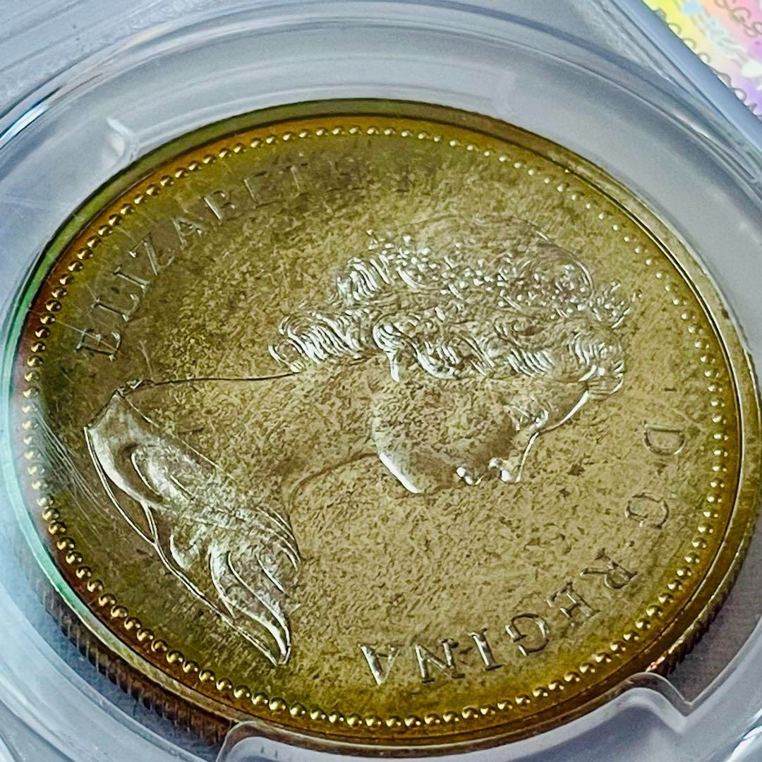 カナダ ブリティッシュコロンビア 銀貨 1971 NGC SP67 1ドル