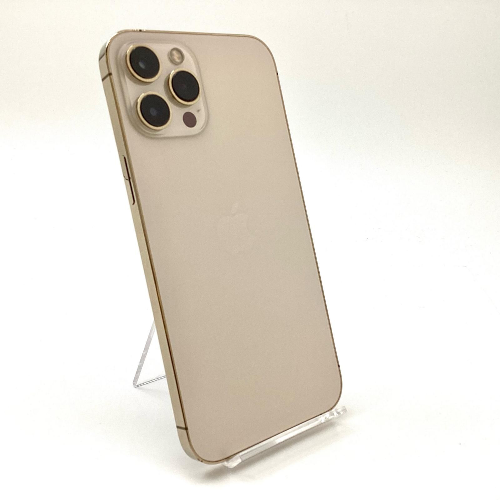 【全額返金保証】【最速発送】Apple iPhone 12 Pro Max 128GB ゴールド docomo 美品 動作確認済 91% 白ロム