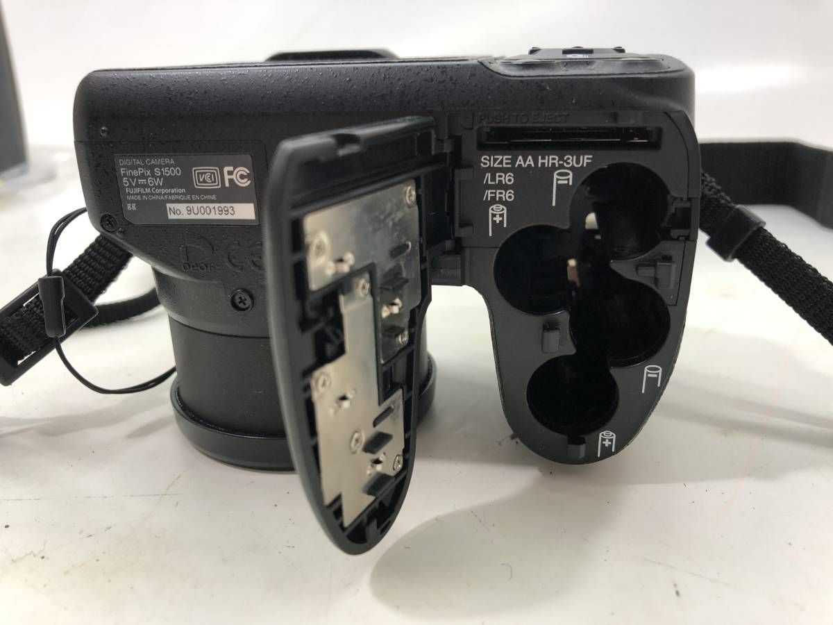 MR-00010 FINEPIX FUJIFILM S1500 デジカメ 単3電池4本駆動 コンパクト 