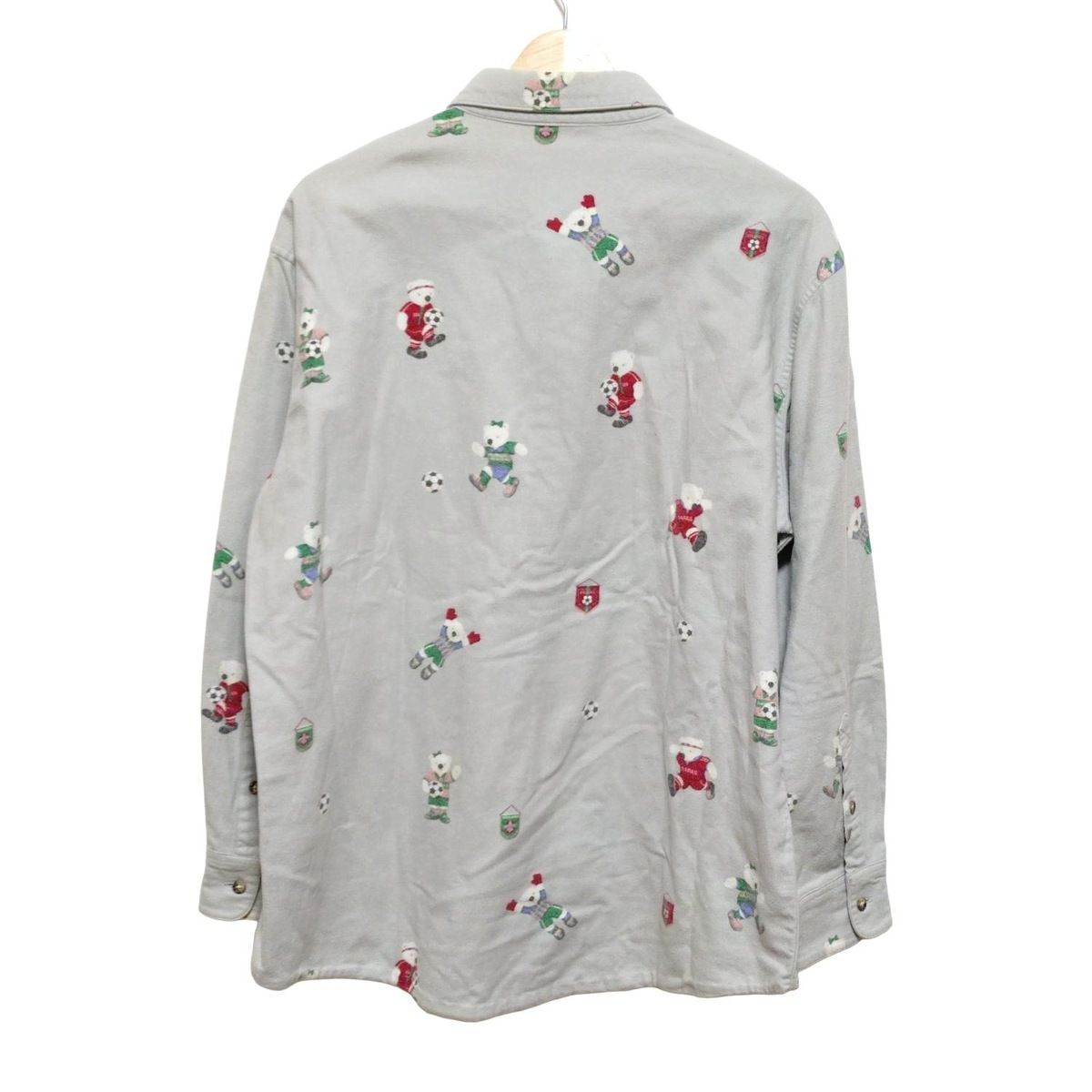 未使用 パパス PAPAS 長袖 シャツ L レッド 浮き輪柄 Papas（パパス）の古着・中古品の通販サイト セカンドストリート