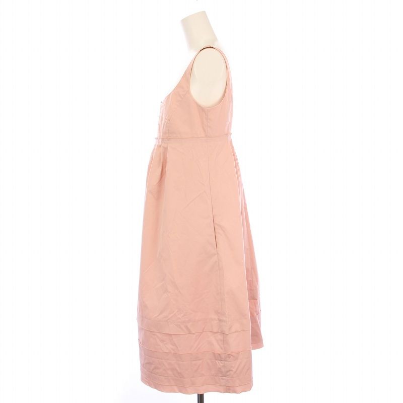 FOXEY NEW YORK 40 ピンクベージュ FOXY ニューヨーク、ノースリーブ フレアドレス ピンクベージュ