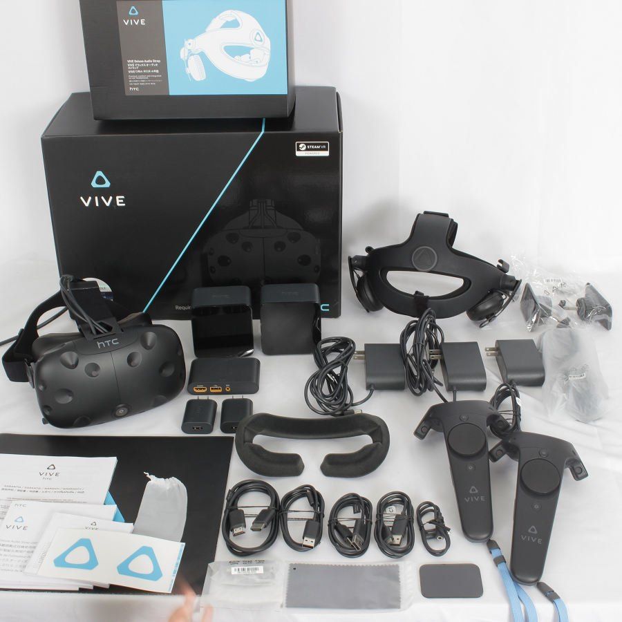 美品】HTC VIVE Kit 99HAHZ054-00 デラックスオーディオストラップ 