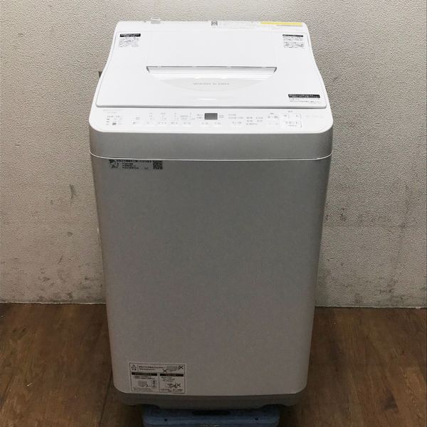 中古】SHARP/シャープ ES-TX6G-S 縦型洗濯乾燥機 洗濯6.5kg 乾燥3.5kg
