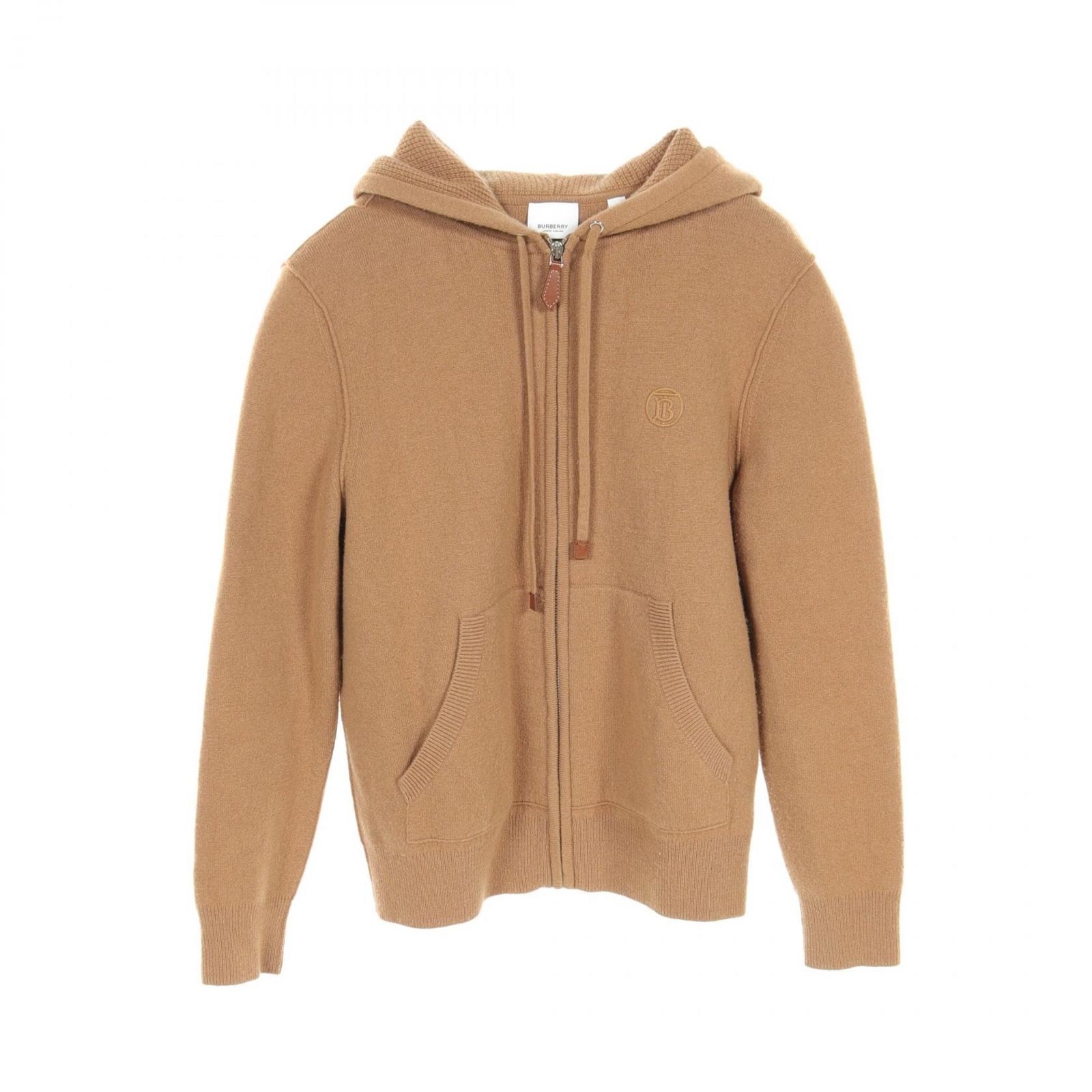 バーバリー BURBERRY パーカー 8037508 ベージュ カシミヤ ジップ 
