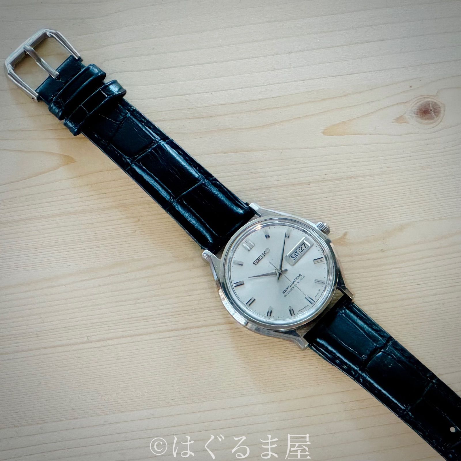 1966年9月製造 セイコーマチックR 自動巻 メンズウォッチ OH済