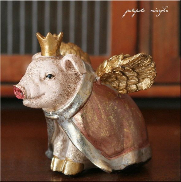 楽天市場】ウッドカービング ピッグ (L)【 豚 ぶた ブタ PIG
