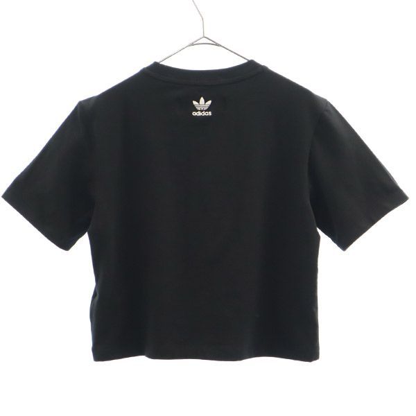 アディダス ロゴ刺繍 半袖 Tシャツ OT ブラック adidas ワッペン レディース 【中古】 【230825】 メール便可 - メルカリ