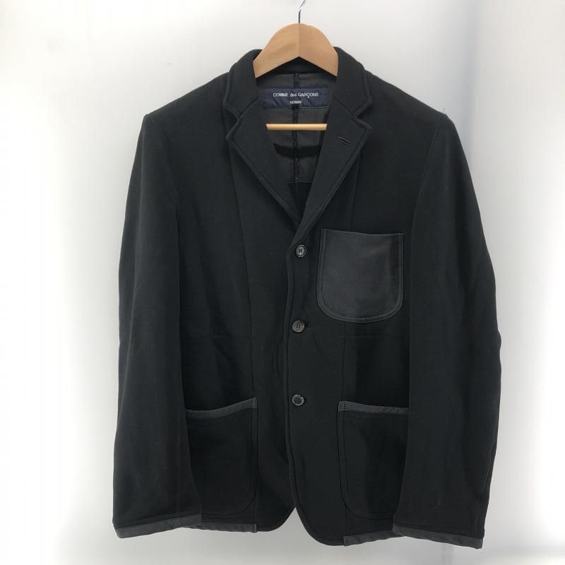 【中古】COMME des GARCONS 2015AW cotton sweatsirt 3B tailored jacket 黒 sizeM　コムデギャルソン[24]