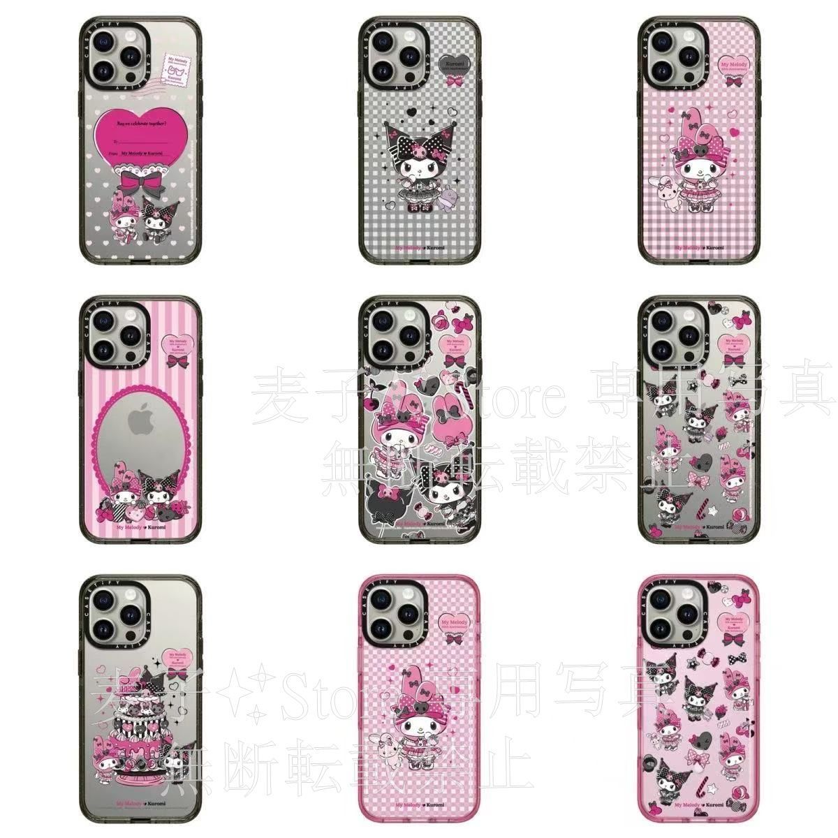 CASETIFY&Kuromi【クロミ】連名 iPhoneケース iPhone16pro/16pro