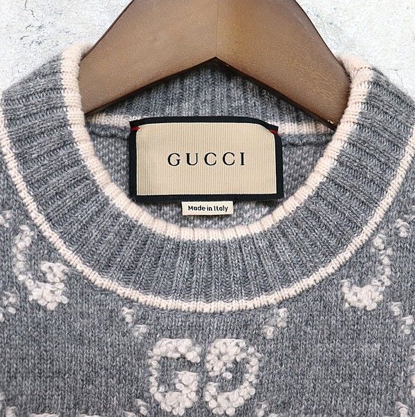 広尾店】 GUCCI（グッチ）GG ブークレウール ニット カットソー sizeXS 