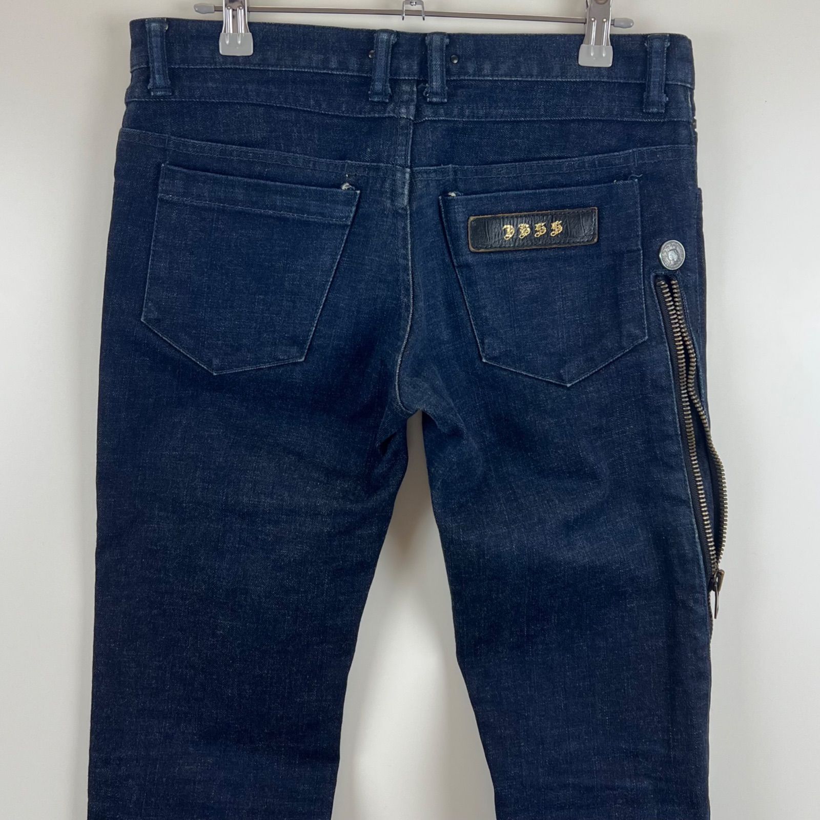DIET BUTCHER SLIM SKIN 00s JP archive zip skinny denim pants 1 