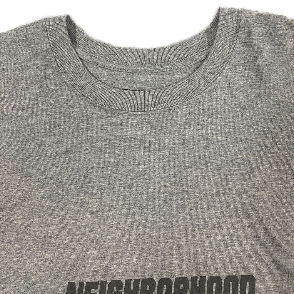 NEIGHBORHOOD ネイバーフッド 23AW NH . TEE LS-5 ロゴ ロング 長袖Ｔシャツ グレー サイズXL 正規品 / B4618