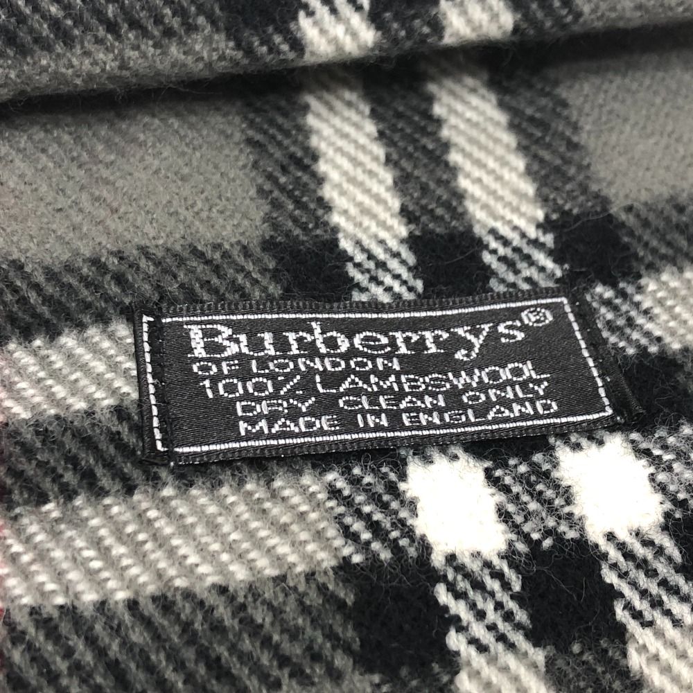 BURBERRY バーバリー マフラー バーバリーズ チェック柄 ウール - メルカリ