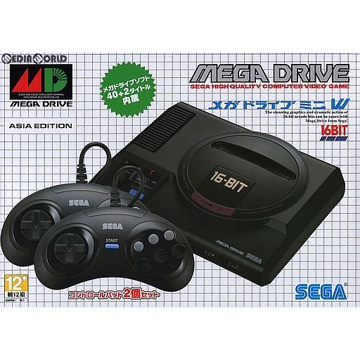 本体)メガドライブミニ W(ダブル) Mega Drive Mini W アジア