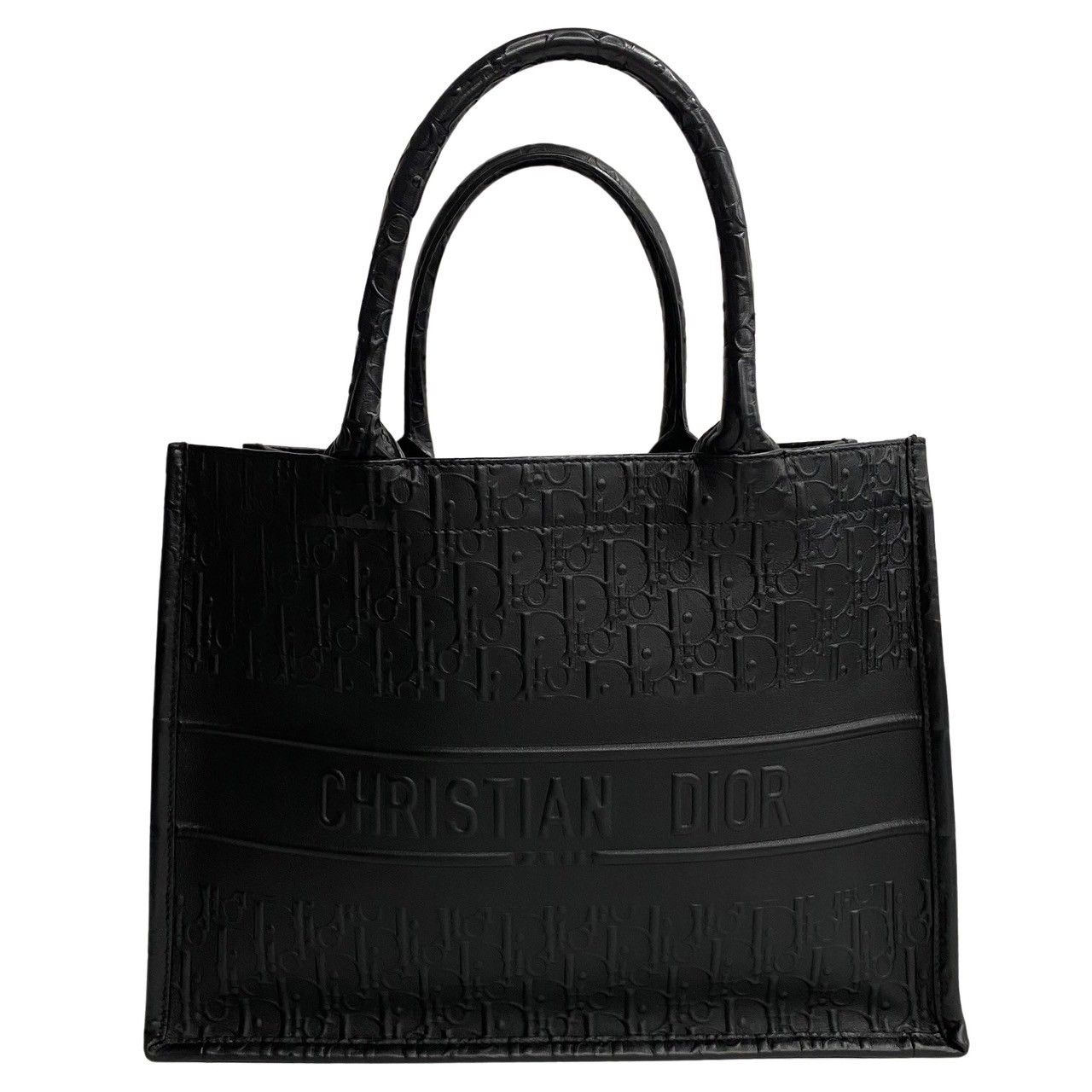 未使用保管品 Christian Dior ディオール ブックトート ミディアム トロッター レザー ハンドバッグ トートバッグ A4収納可 黒  3kmk715-9 - メルカリ