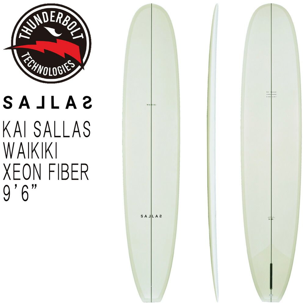 2024 THUNDERBOLT KAI SALLAS WAIKIKI 9'6 XEONFIBER/サンダーボルト カイサラス ワイキキ ジオンファイバー トンビ製 ロングボード サーフボード サーフィン 営業所止め