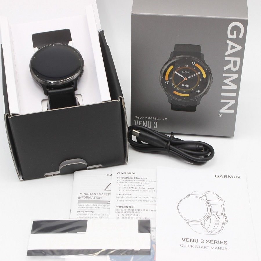 GARMIN Venu 3 Black/Slate 010-02784-41 スマートウォッチ GARMIN Venu 3 Black/Slate 010-02784-41 スマートウォッチ