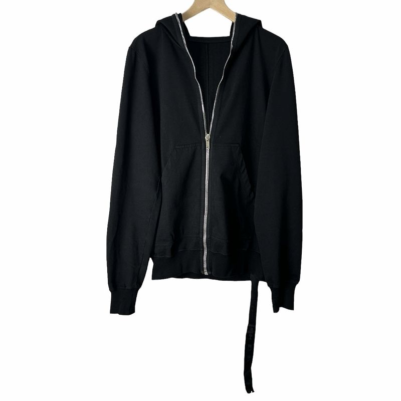 リックオウエンス Rick Owens DRKSHDW ダークシャドウ Gimp Hoodie パーカー M 黒 ブラック フルジップ 長袖 メンズ  - メルカリ