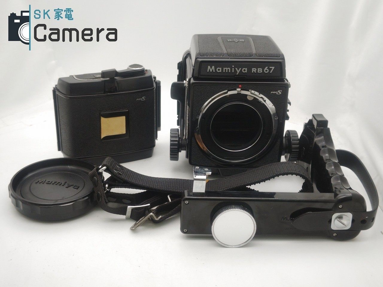 【中古】 MAMIYA RB67 Professional S Roll Film Back Holder 120 マミヤ プロフェッショナル グリップ 付