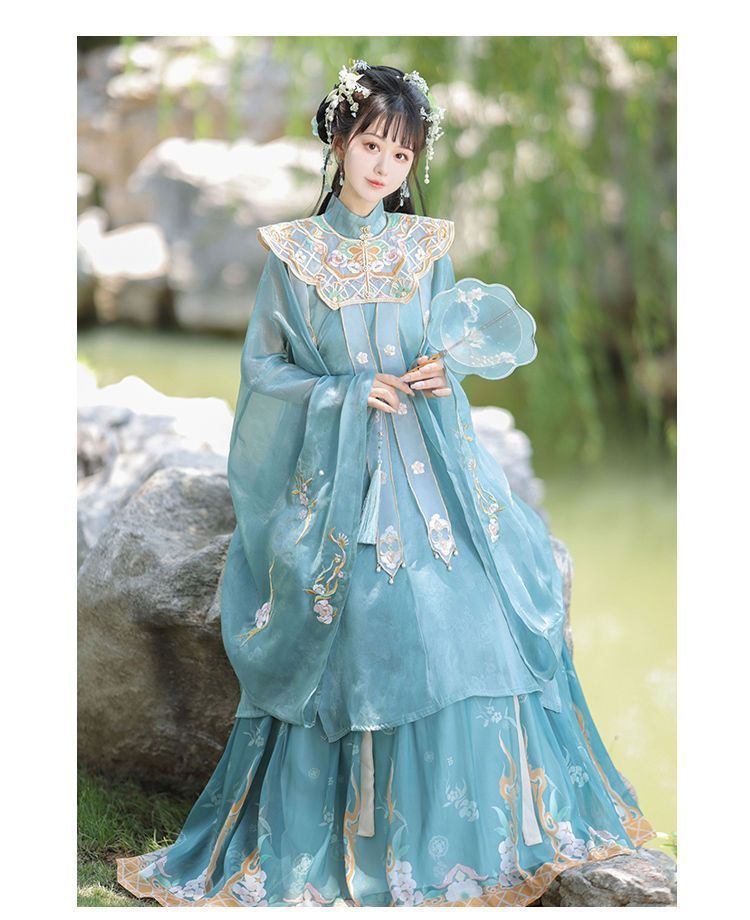 漢服 ト ステージ衣装 中華風 コスプレ 仙女服 華服 撮影 ハロウィンコスプレセットL73