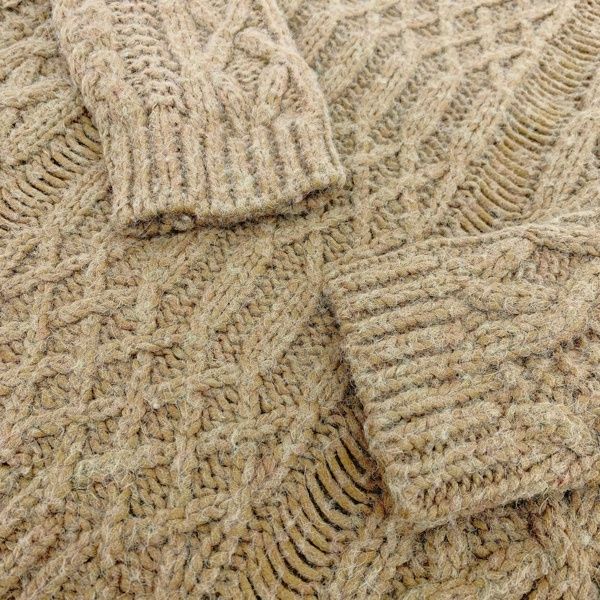 Maison Margiela デストロイ ケーブル ニット セーター アランニット 