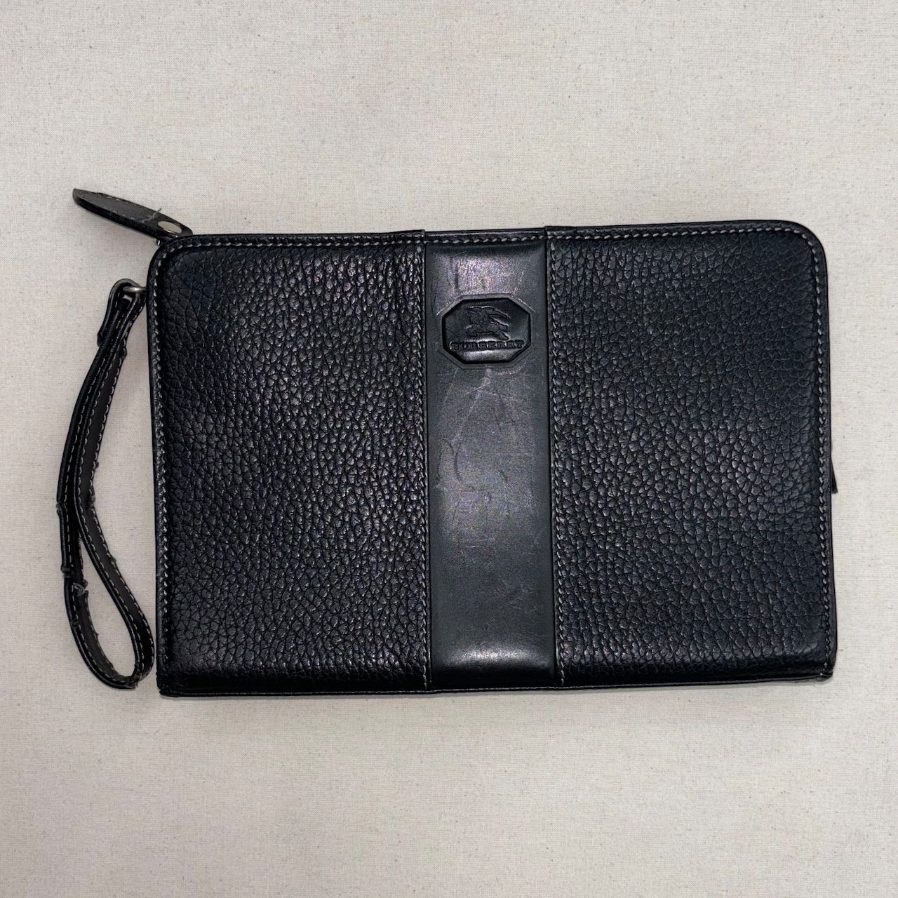 90s burberrys clutch bag クラッチバッグ バーバリー ハンドバッグ黒