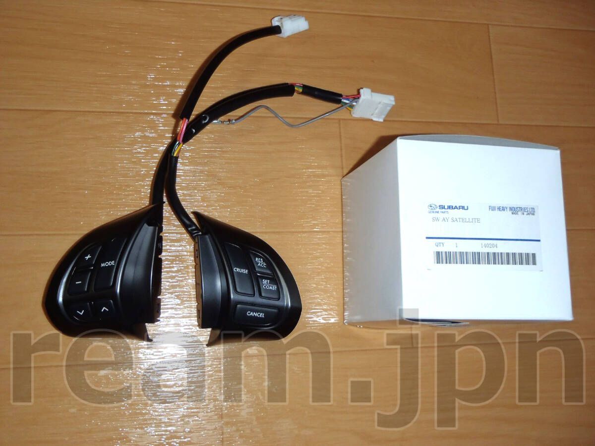 スバル純正 インプレッサ WRX STI エクシーガ ステアリングスイッチ リモコンスイッチ サテライト GRE GRF GVF GVE Impreza Exiga JDM