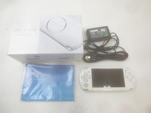 品 ゲーム PSP 本体 PSP3000 パールホワイト 動作品 き
