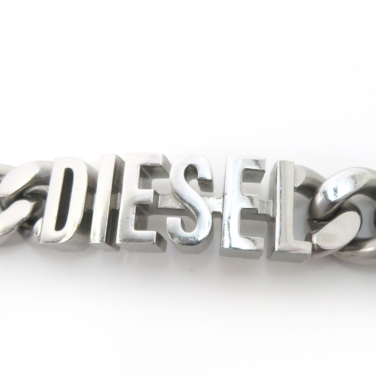 DIESEL 喜平チェーン　ブレスレット 楽天市場】DIESEL ディーゼル喜平チェーンブレスレットシルバー