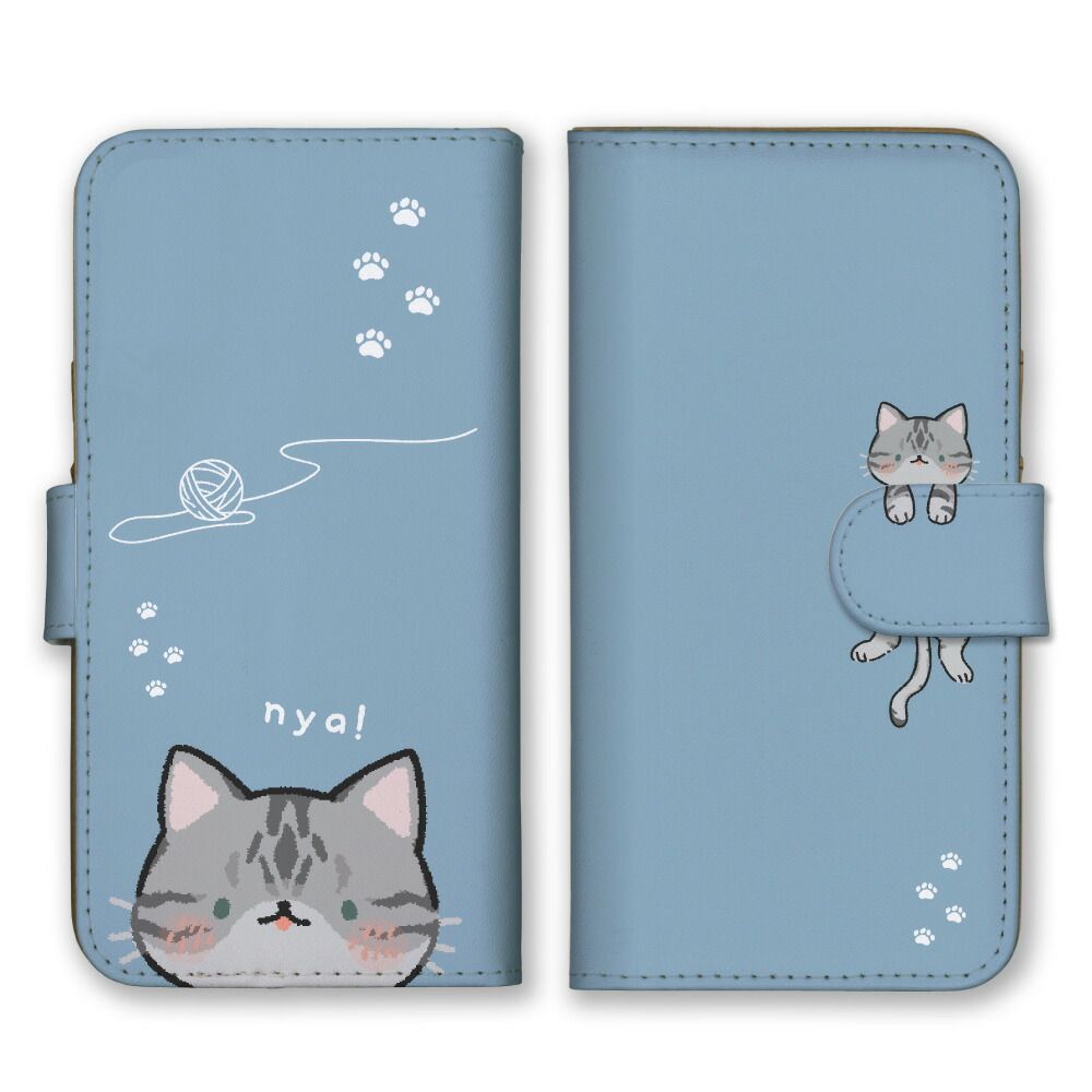 【未使用品】浅草文庫 友禅染 猫 ネコ スマホケース　マルチケース 未使用品】浅草文庫 友禅染 猫 ネコ スマホケース マルチケース 未使用